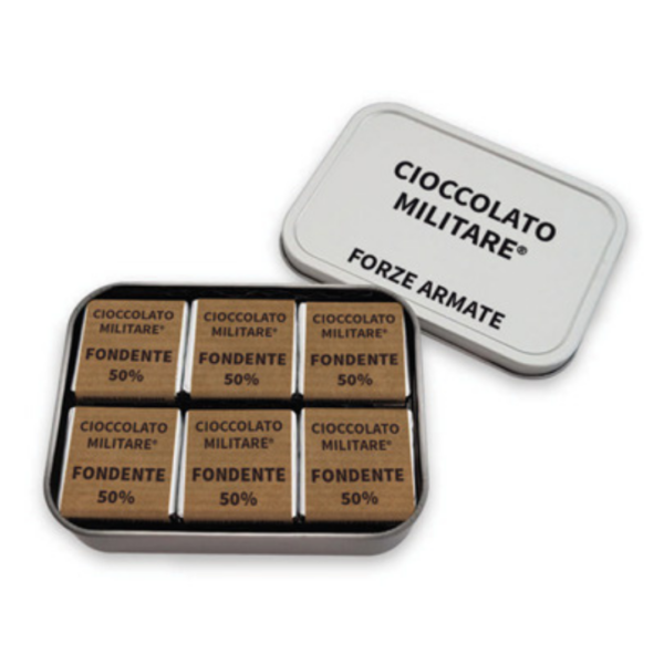 Cioccolato Militare Napolitan Fondente 70% 24pz Originale Forze Armate