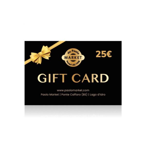 Gift Card Paolo Market 25