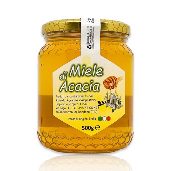 Miele di Acacia del Trentino Api di Lina 500g