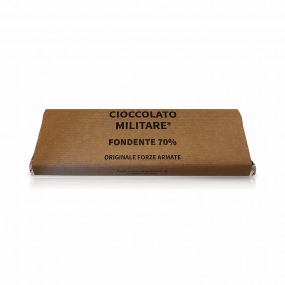 Cioccolato Militare Stecca Fondente 70% Originale Forze Armate