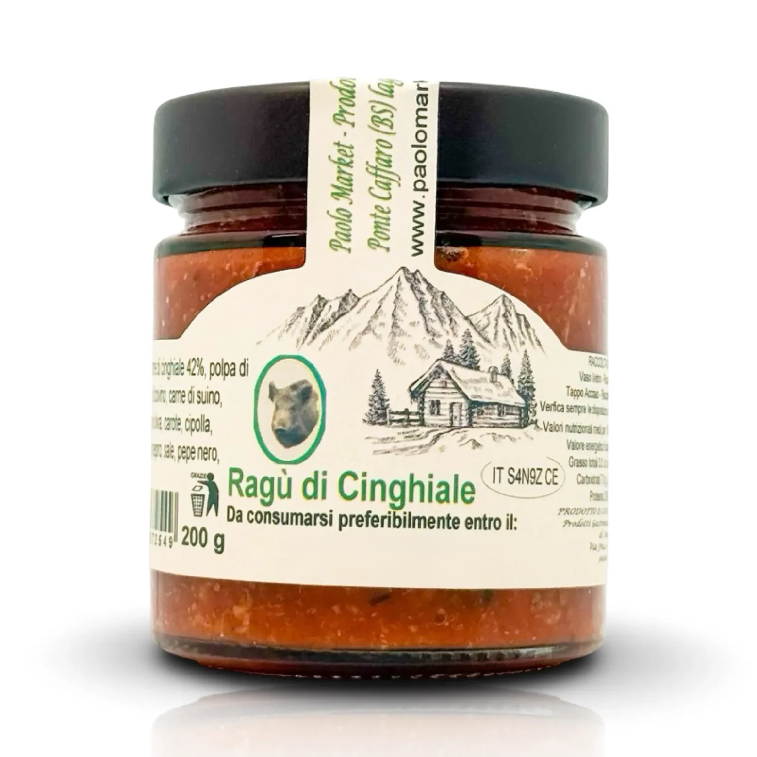 Ragù di Cinghiale Artigianale 200g